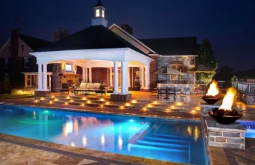 Popular Backyard Lighting for Spaces With A Pool